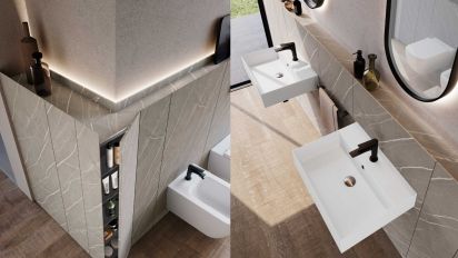 Mobili da Bagno con Maniglia a Gola